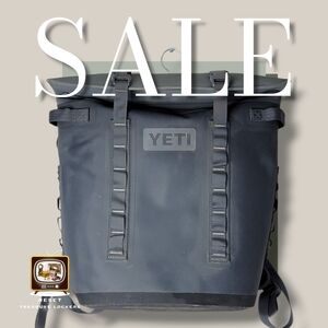 YETI Black Backpack Cooler
